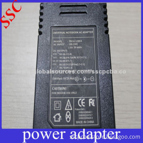 Switching AC Power Supply for Laptops, Notebooks, Netbooks, Tablet PCs